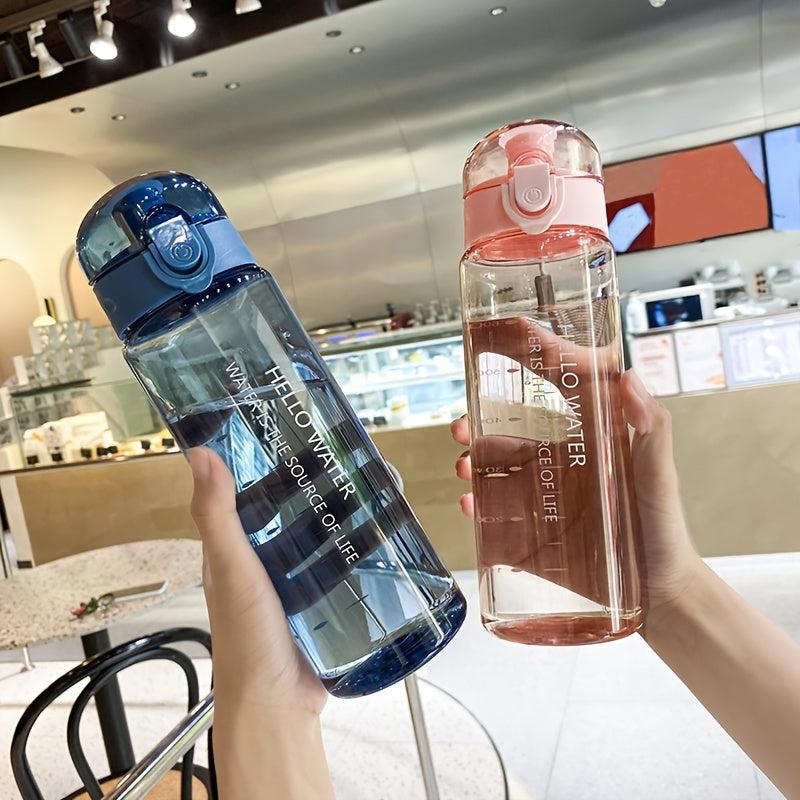 26oz Clear Plastic Sports Water Bottle