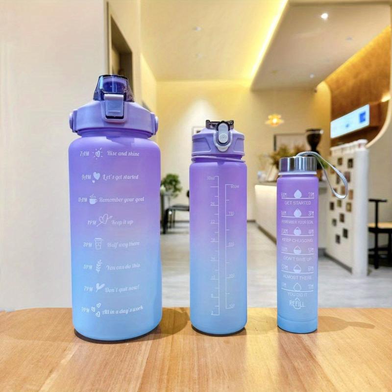 Gradient Sports Water Bottle with Straw Large Capacity