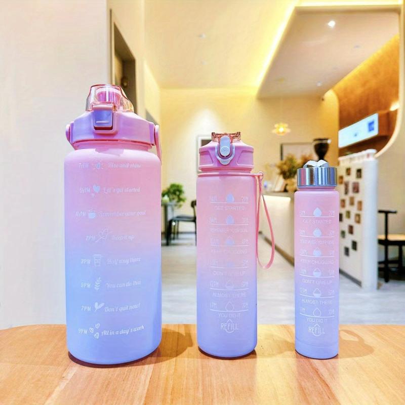 Gradient Sports Water Bottle with Straw Large Capacity
