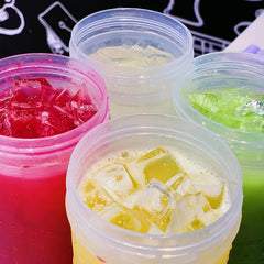 Large Capacity Sports Shaker Bottle with Shaker Ball and Scale 16.9oz