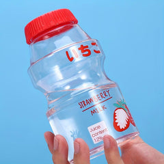 480ml Fruit Pattern Plastic Water Bottle Children's Milk Water Cup BPA