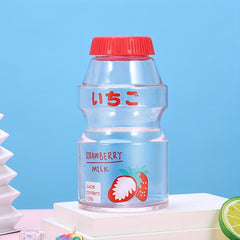 480ml Fruit Pattern Plastic Water Bottle Children's Milk Water Cup BPA