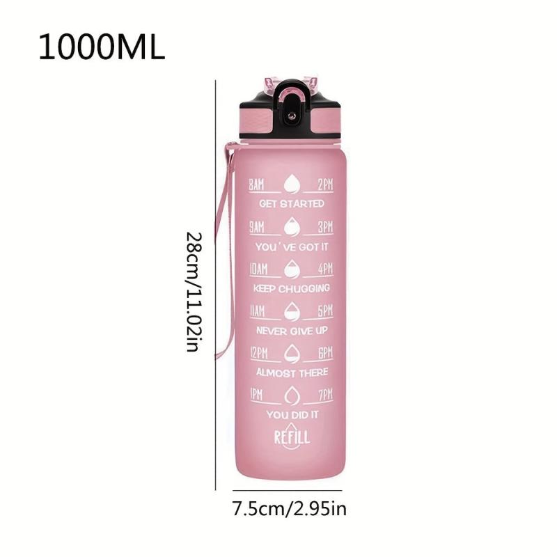1L Motivational Water Bottle Sports Cup