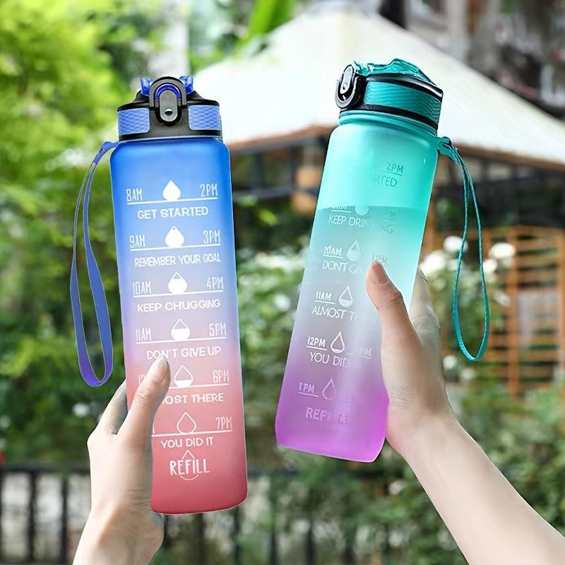 Sports Water Bottle with Carrying Strap - 20 oz