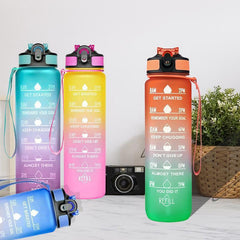 Sports Water Bottle with Carrying Strap - 20 oz