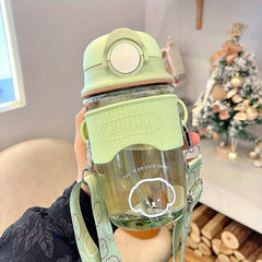 Animal Water Bottle with Adjustable Strap for Outdoor Camping 20-29oz 600ml