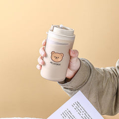 350ml 500ml Transparent Plastic Water Bottles with Cartoon Design
