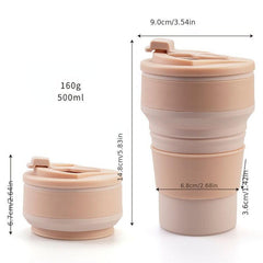 Collapsible Water Bottle Portable Cup Large Capacity Outdoor Reusable Foldable