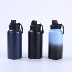 Insulated Stainless Steel Sports Water Bottle - Portable Travel Cup