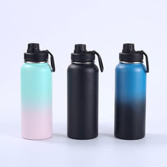 Insulated Stainless Steel Sports Water Bottle - Portable Travel Cup