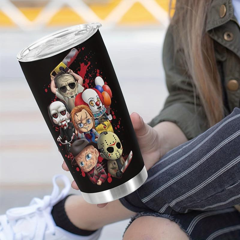 20oz Halloween Stainless Steel Tumbler Double Wall Vacuum Insulated Travel Mug