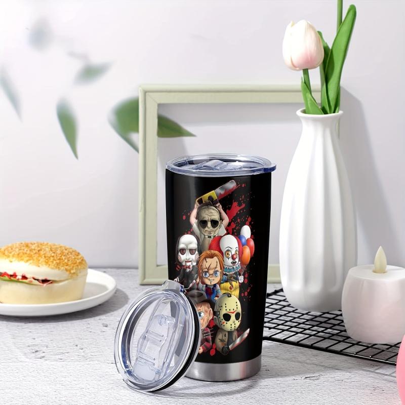 20oz Halloween Stainless Steel Tumbler Double Wall Vacuum Insulated Travel Mug