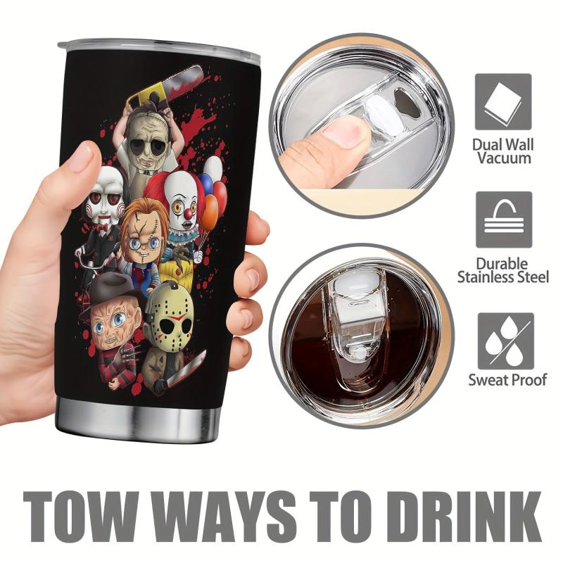 20oz Halloween Stainless Steel Tumbler Double Wall Vacuum Insulated Travel Mug