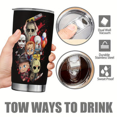 20oz Halloween Stainless Steel Tumbler Double Wall Vacuum Insulated Travel Mug