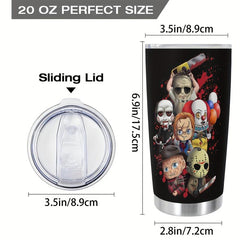 20oz Halloween Stainless Steel Tumbler Double Wall Vacuum Insulated Travel Mug