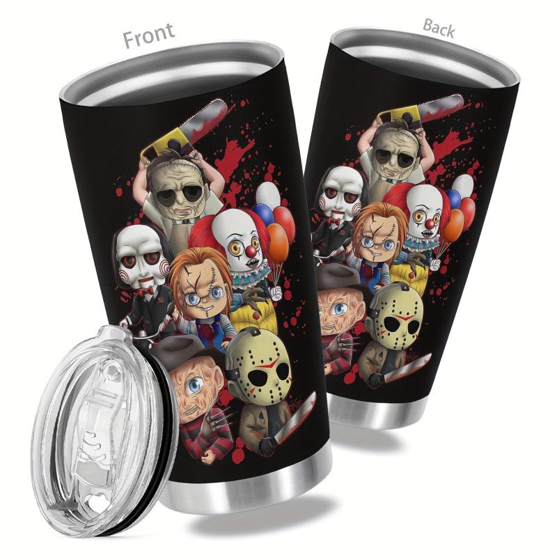 20oz Halloween Stainless Steel Tumbler Double Wall Vacuum Insulated Travel Mug