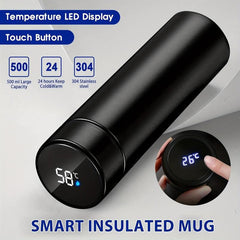 Smart Thermal Water Bottle 17oz with Temperature Display