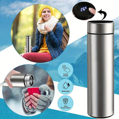 Smart Thermal Water Bottle 17oz with Temperature Display