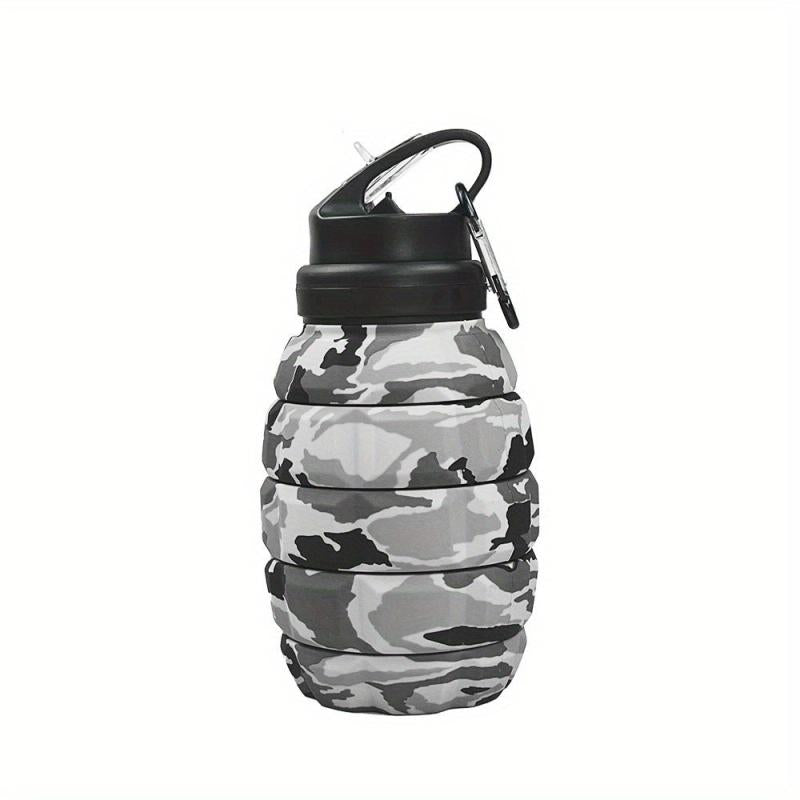 Collapsible Sports Water Bottle 580ml - Foldable Silicone Water Cup