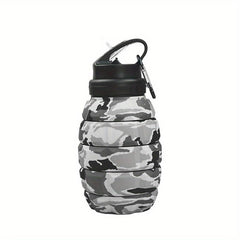 Collapsible Sports Water Bottle 580ml - Foldable Silicone Water Cup