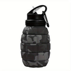 Collapsible Sports Water Bottle 580ml - Foldable Silicone Water Cup