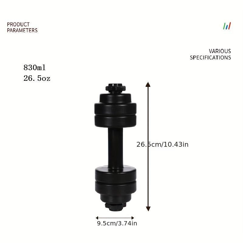 Water Filled Dumbbells Adjustable Portable Home Office Fitness 830ml