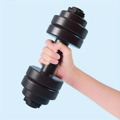 Water Filled Dumbbells Adjustable Portable Home Office Fitness 830ml