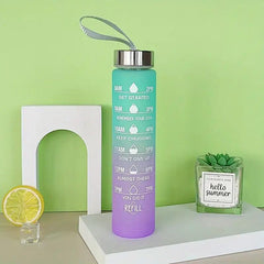 Mini Motivational Water Bottle 280ml - Portable Sports Cup
