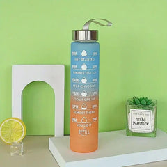 Mini Motivational Water Bottle 280ml - Portable Sports Cup