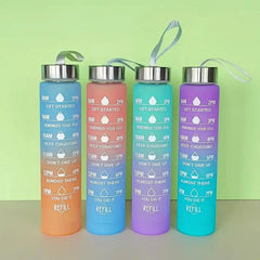 Mini Motivational Water Bottle 280ml - Portable Sports Cup