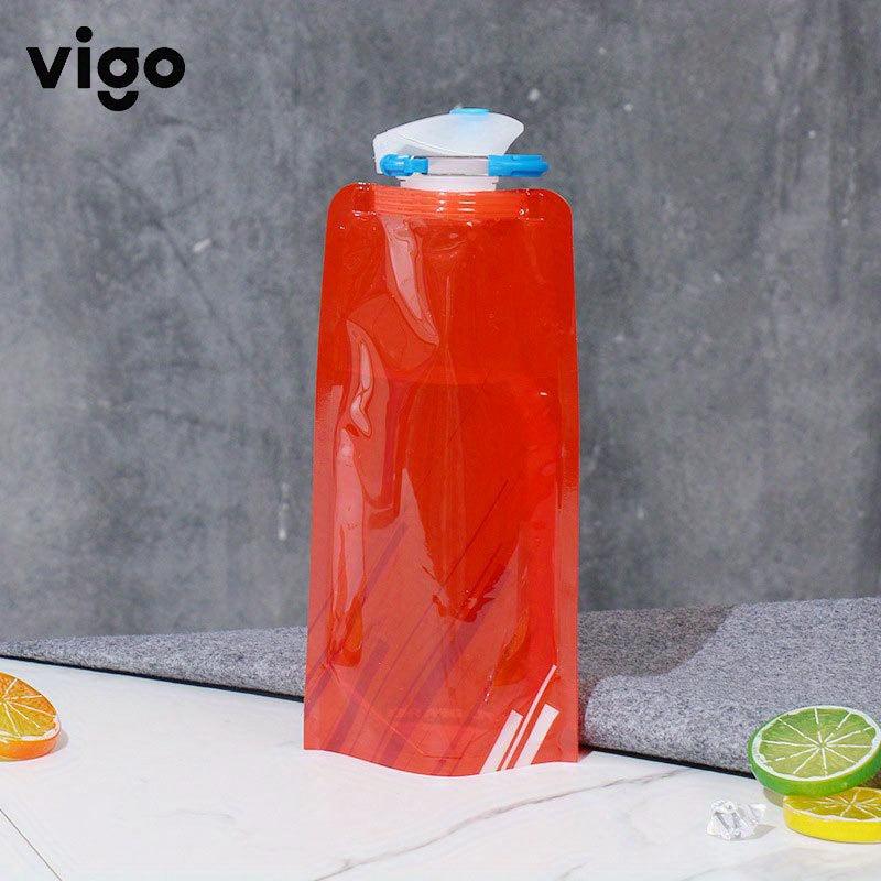 Collapsible Folding Sports Water Bottle BPA Portable Outdoor Camping