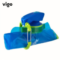Collapsible Folding Sports Water Bottle BPA Portable Outdoor Camping
