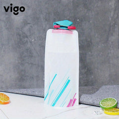 Collapsible Folding Sports Water Bottle BPA Portable Outdoor Camping
