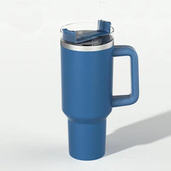 Modern 40 Oz Tumbler With Handle, Straw Lid, Insulated Cup