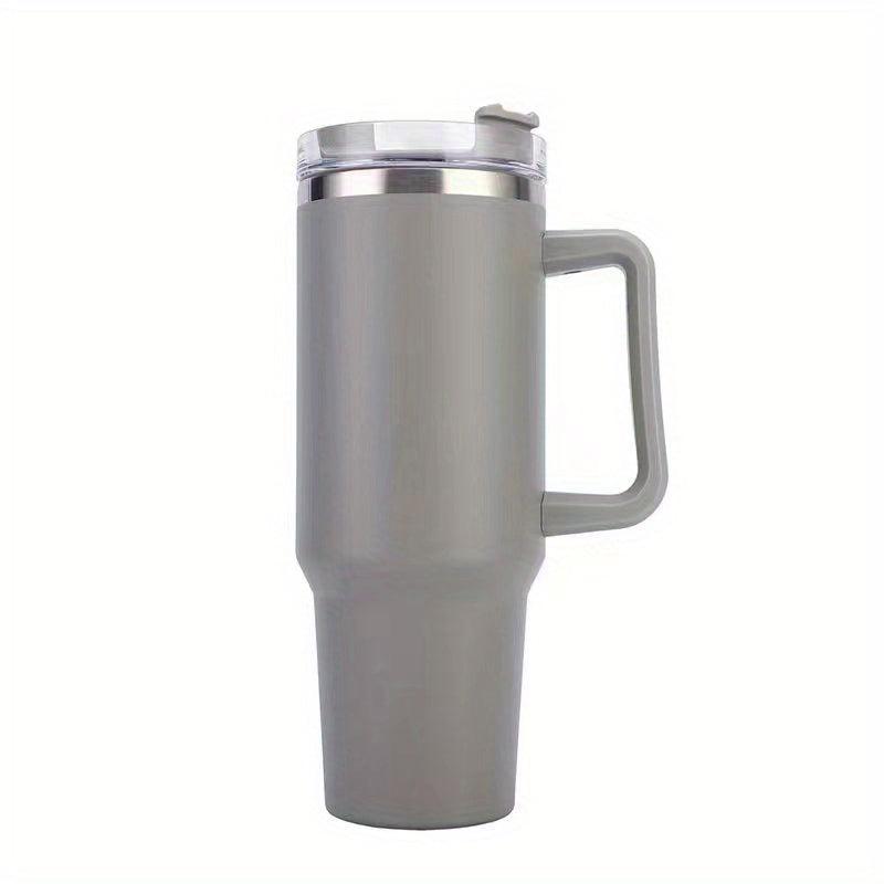 Modern 40 Oz Tumbler With Handle, Straw Lid, Insulated Cup