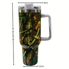 3D Skull Starry Sky Tumbler 40oz Stainless Steel Insulated Water Bottle