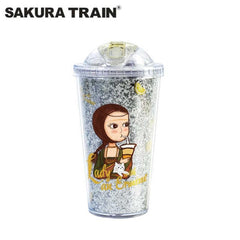 16oz Insulated Tumbler Cartoon Girl Renaissance Leak proof BPA