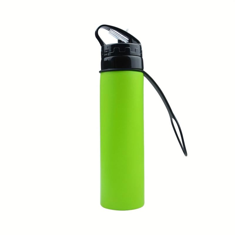 Collapsible Sports Water Bottle 550ml Foldable Silicone Cups Portable Travel
