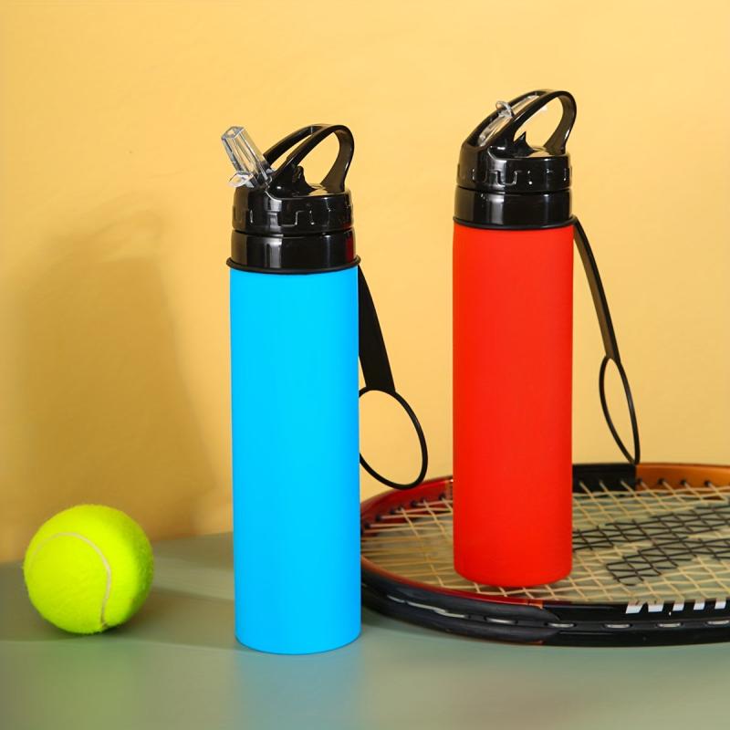 Collapsible Sports Water Bottle 550ml Foldable Silicone Cups Portable Travel