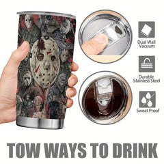 20oz Halloween Stainless Steel Tumbler - Vacuum Insulated Travel Mug