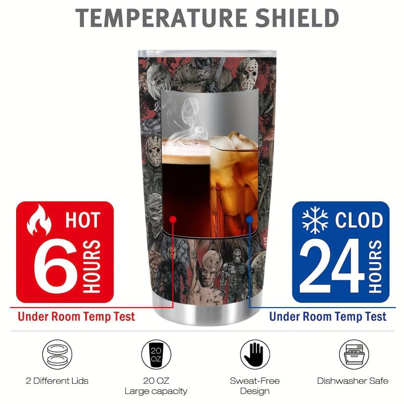 20oz Halloween Stainless Steel Tumbler - Vacuum Insulated Travel Mug