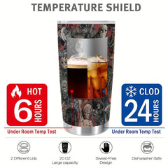20oz Halloween Stainless Steel Tumbler - Vacuum Insulated Travel Mug