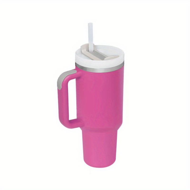 Stainless Steel Vacuum Tumbler with Straw - Large Capacity Portable Water Bottle