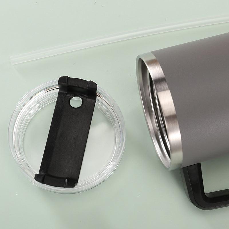 Stainless Steel Water Tumbler Cup Large Capacity with Straw
