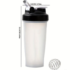 600ml Protein Shaker Bottle for Gym and Fitness - Ideal for Sports