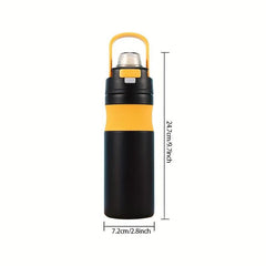 Large Capacity Stainless Steel Vacuum Cup with Handle for Outdoor Travel