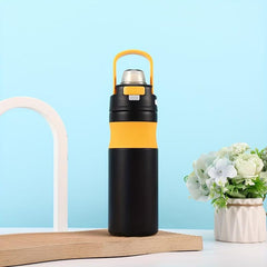 Large Capacity Stainless Steel Vacuum Cup with Handle for Outdoor Travel