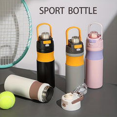 Large Capacity Stainless Steel Vacuum Cup with Handle for Outdoor Travel