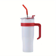 40oz Stainless Steel Water Tumbler With Lid & Straw - Heavy Duty Thermal Coffee