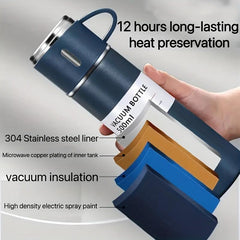 17oz Stainless Steel Water Bottle, Vacuum Insulated, Perfect Gift